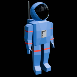Astronaut Blue
