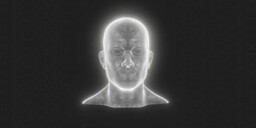 Ghost Male Head - Animated