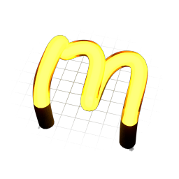 m