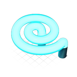 (8) Glass (Cyan)