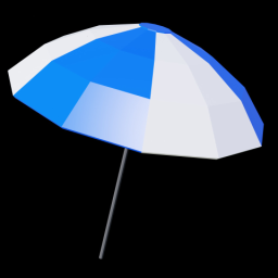 Beach Umbrella Blue