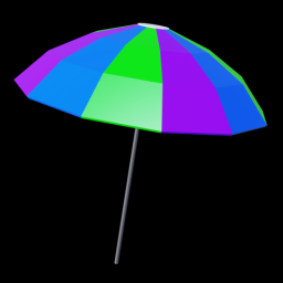 Beach Umbrella Colorful 2