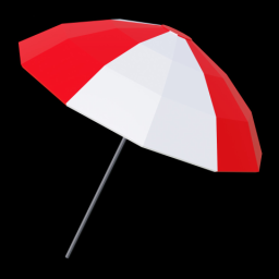 Beach Umbrella Red