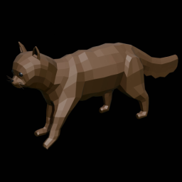 Cat Dark Brown