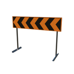 Chevron Sign Left&Black