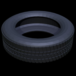 Empty Car Tire