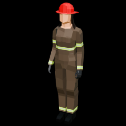 Fire Fighter Woman