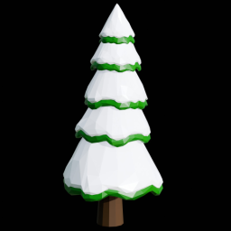 Fur Tree with Snow 1