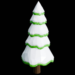 Fur Tree with Snow 2