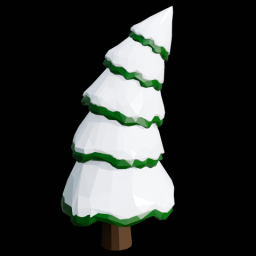 Fur Tree with Snow 3