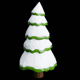Fur Tree with Snow 4