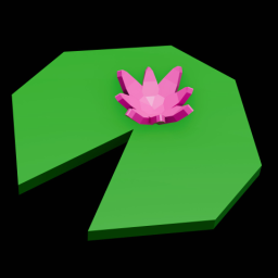 Lilly Pad with Flower