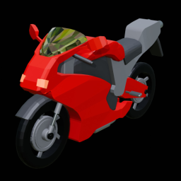 Motorcycle Red