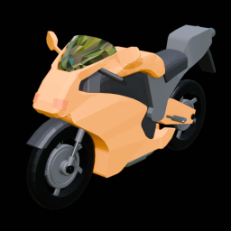Motorcycle Yellow