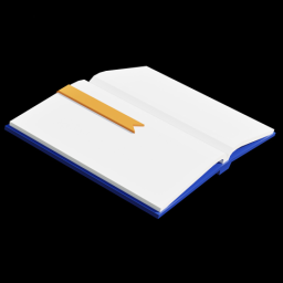 Open Book Blue