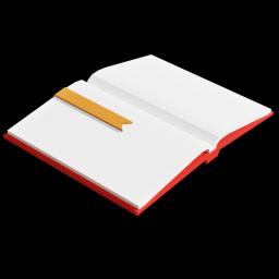 Open Book Red