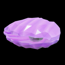 Oyster Shell Closed Purple