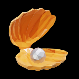 Oyster Shell Open Orange