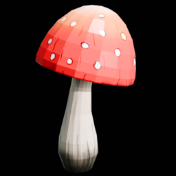 Painted Mushroom 1
