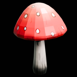 Painted Mushroom 3