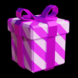 Pink Striped Present