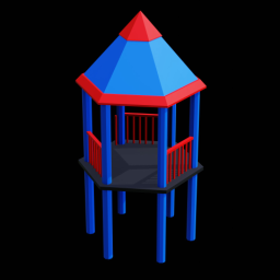 Playground Structure 3 Openings