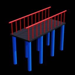 Playground Structure Walkway