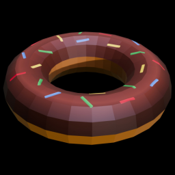 Pool Inflatable Dark Donut