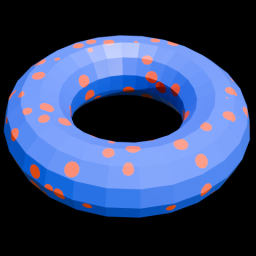 Pool Inflatable Red Dots