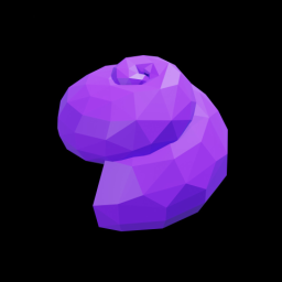 Purple Snail Shell