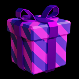 Purple Striped Present