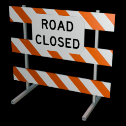 Road Sign Closed