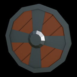 Round Shield Metal Struts