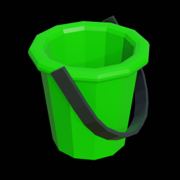 Sand Castle Green Bucket