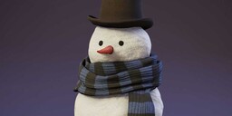 Realistic Snowman