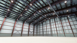 Airplane Hangar Interior