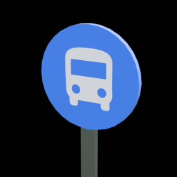 Sign Bus Stop