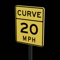 Sign Curve 20