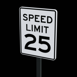 Sign Speed 25