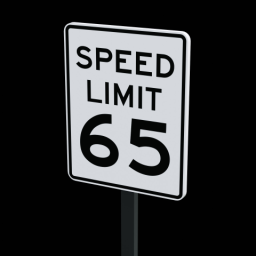 Sign Speed 65
