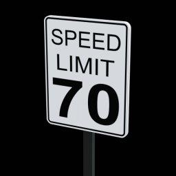 Sign Speed 70