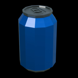 Soda Can Blue