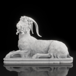 Statue of Resting Goat