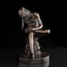 Boy With Thorn bronze