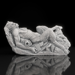 Reclining Pan stone
