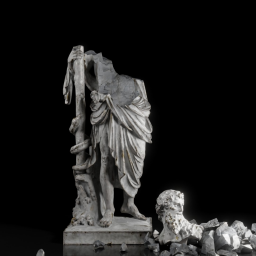 Statue of Asclepius_broken