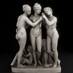 The Graces with Cupid's Arrow, and Cupid with the Lyre