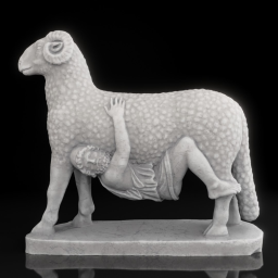 Ulysses escaping from Polyphemus the Cyclops
