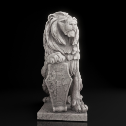 Lion sculpture