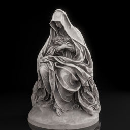 Seated Virgin Mary, Mater dolorosa